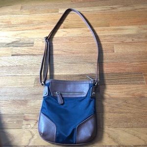 Crossbody navy bag